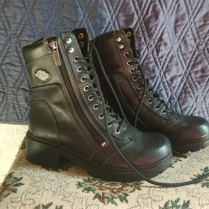 Harley Davidson Womens Riding Boots Size 7